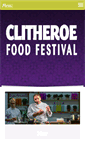 Mobile Screenshot of clitheroefoodfestival.com
